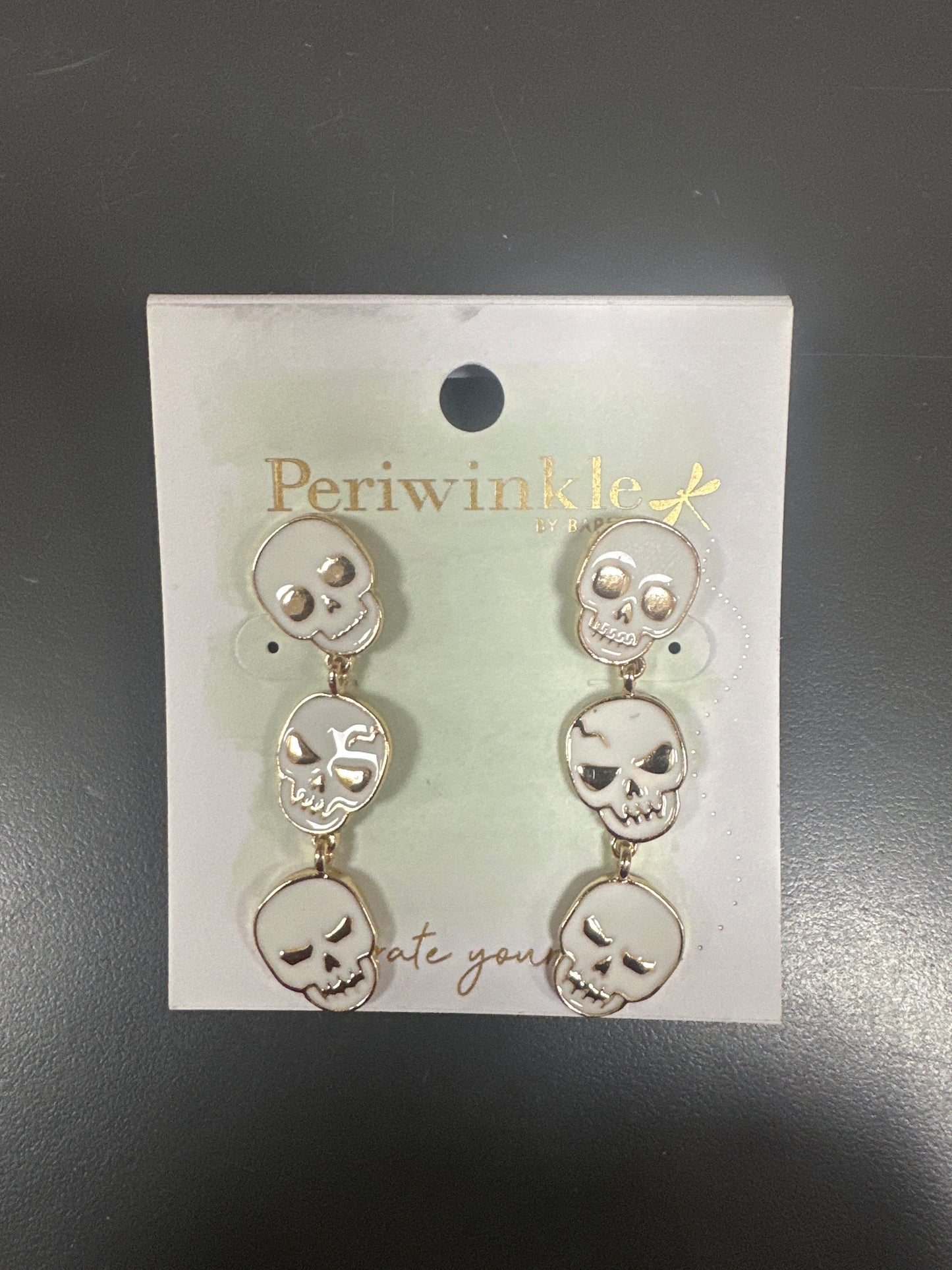 PERIWINKLE HALLOWEEN EARRINGS