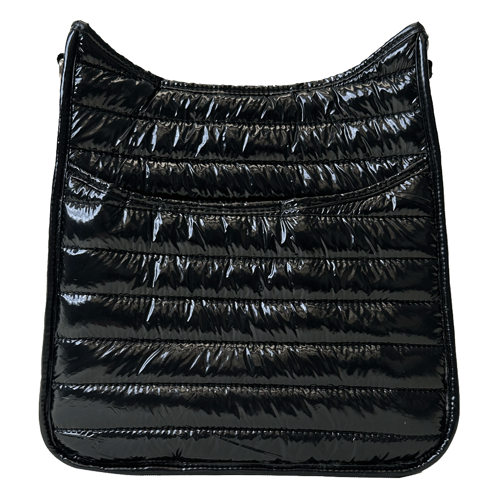 Everly Quilted Puffy Messenger-ASSORTED