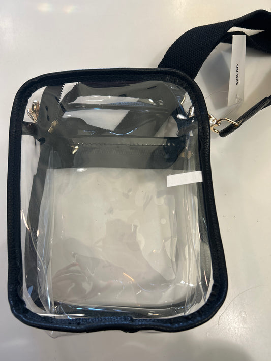 BLACK AND CLEAR CROSSBODY