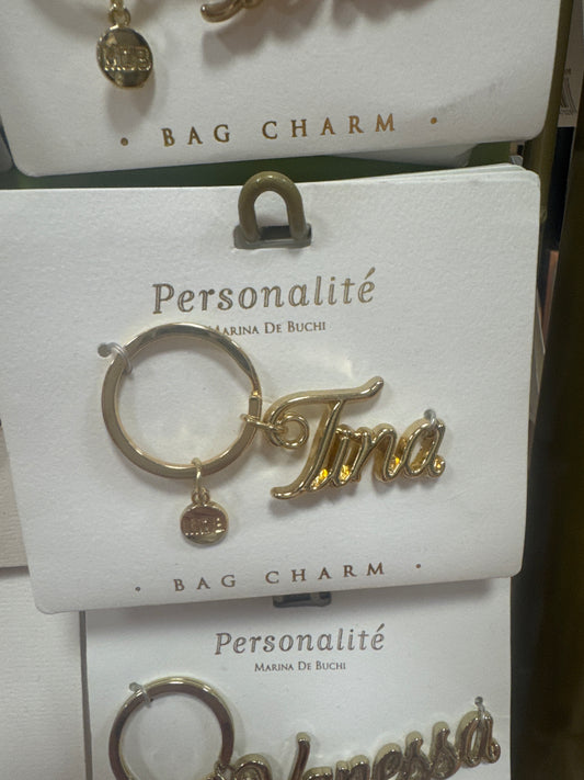 BAG CHARM KEYCHAIN - TINA