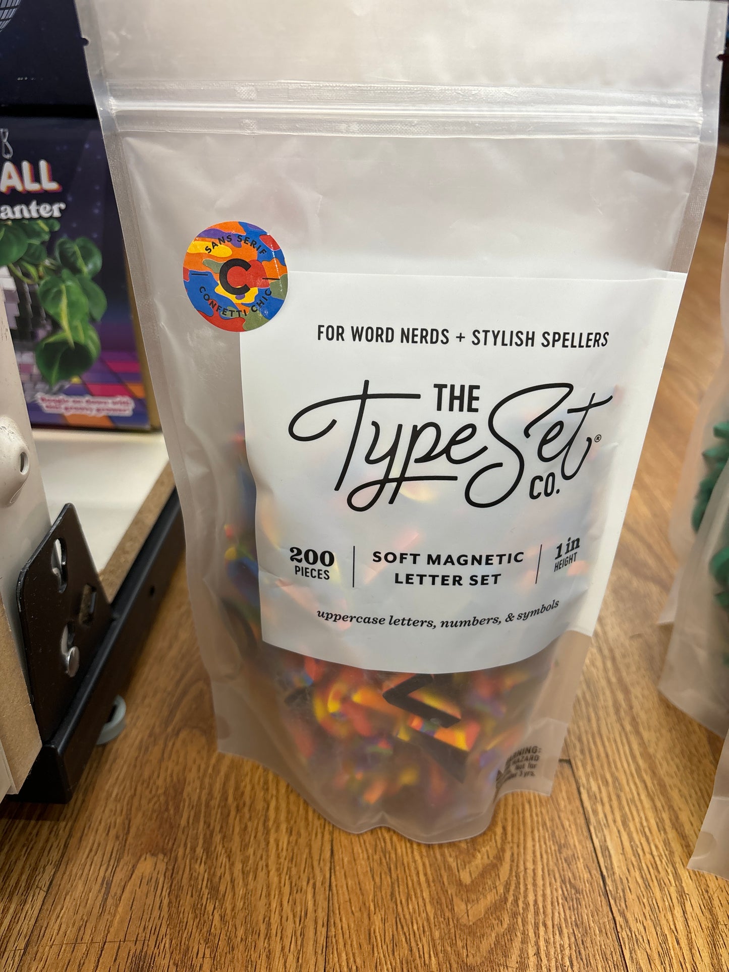 TYPE SET MAGNETIC LETTER SET 1” - CONFETTI CHIC