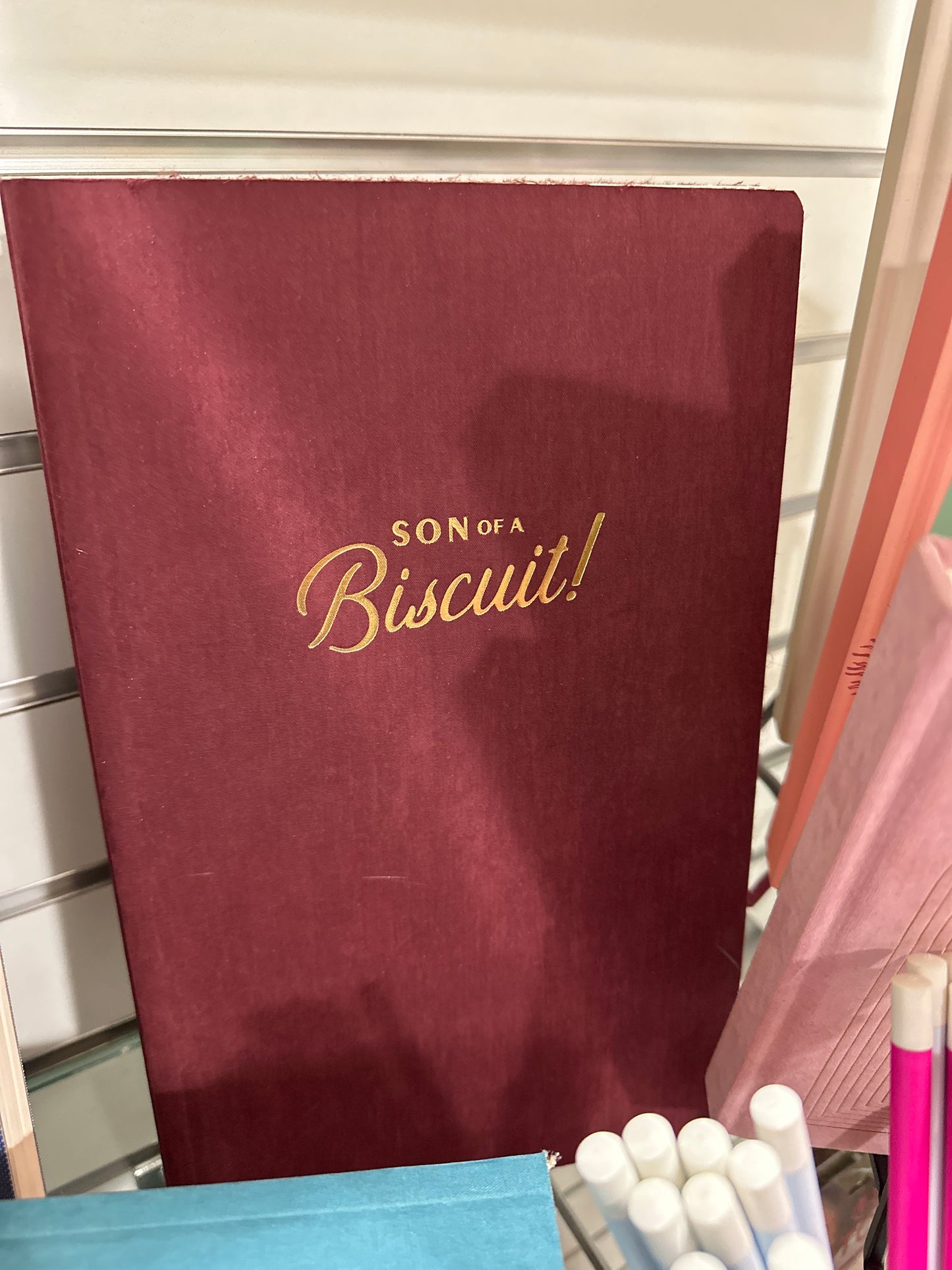 SON OF A BISCUIT BURGUNDY BOOK