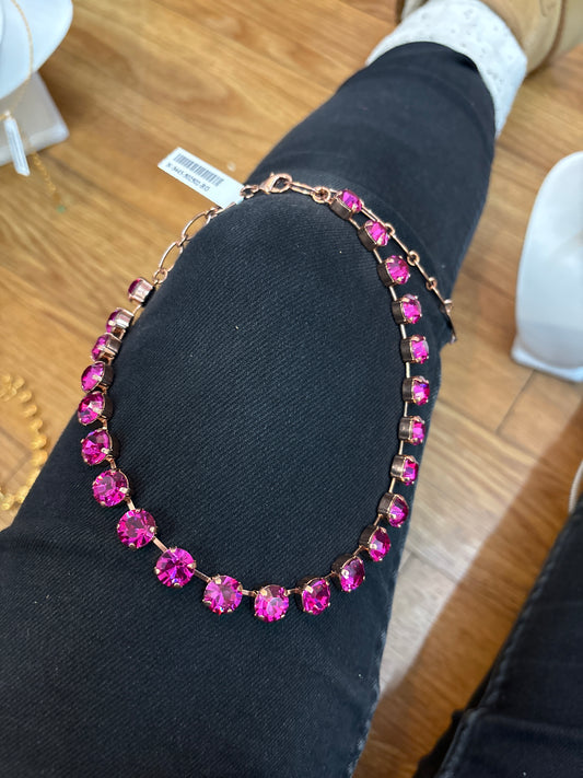 RG MAGENTA NECKLACE