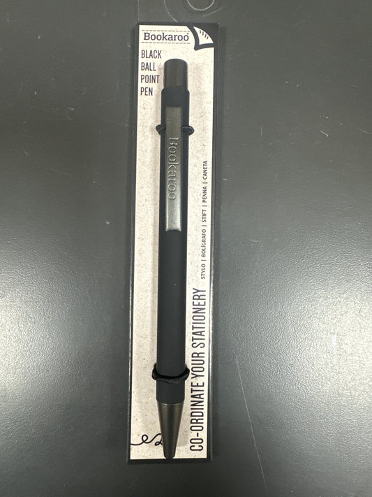 BOOKAROO BALL POINT PEN - BLACK