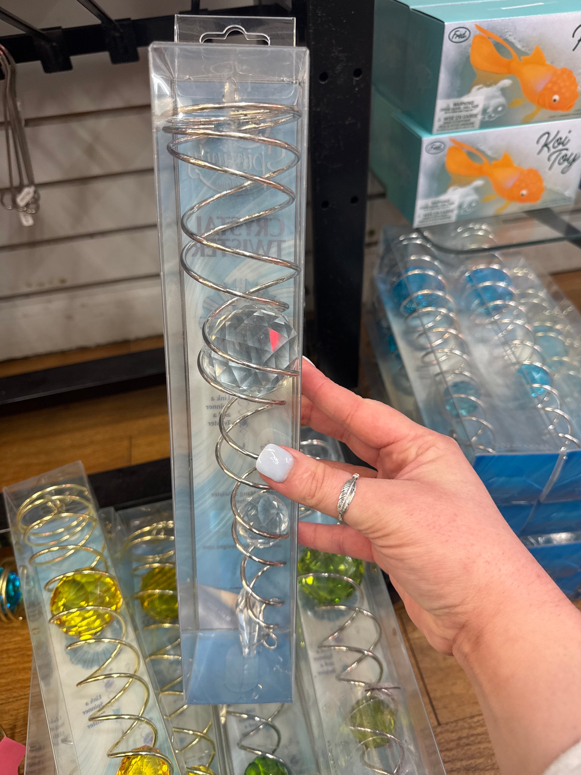 LARGE (13") TWISTER SILVER/CLEAR - Pharm Favorites by Economy Pharmacy