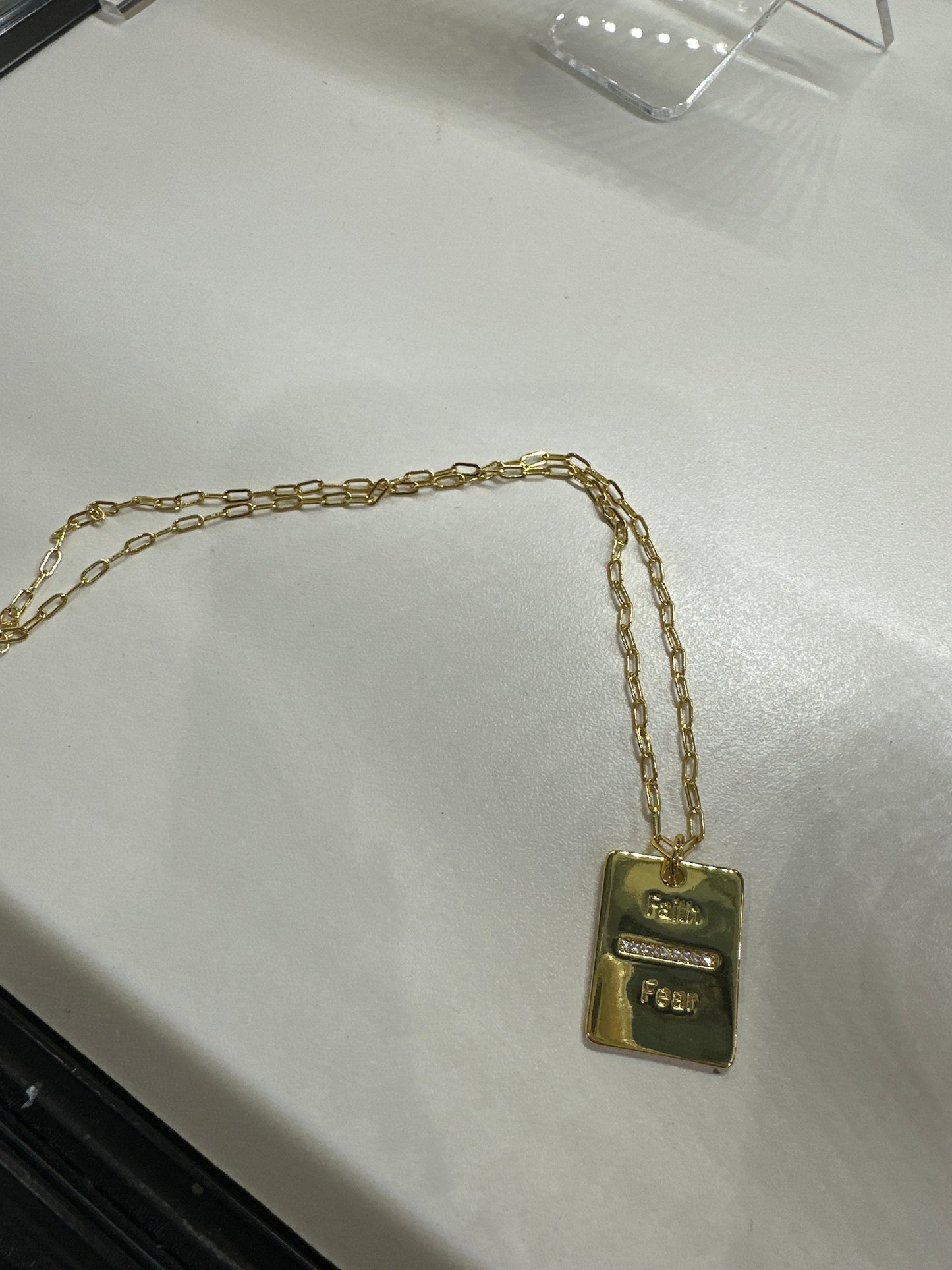 FAITH OVER FEAR CHAIN