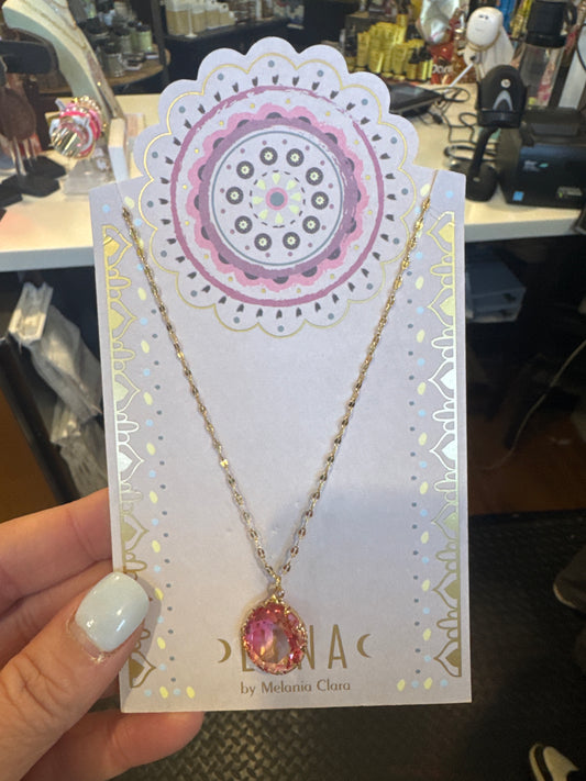 RAINBOW PINK NECKLACE