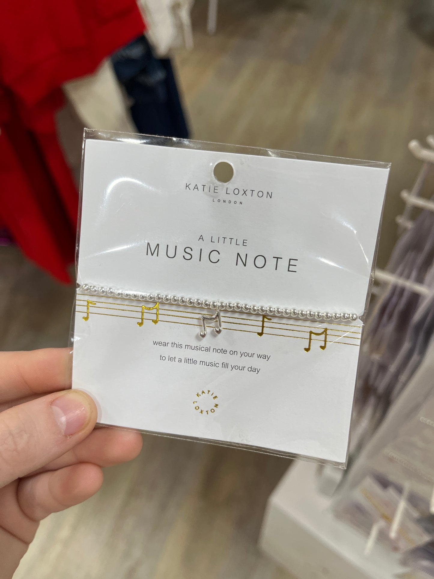 A LITTLE MUSIC NOTE BRACELET