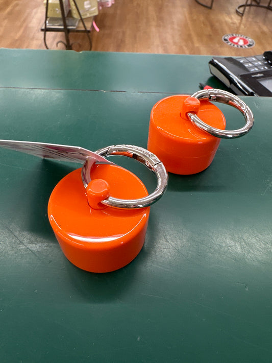 LION LATCH JEWELRY/PILL TOTE - SAFETY ORANGE