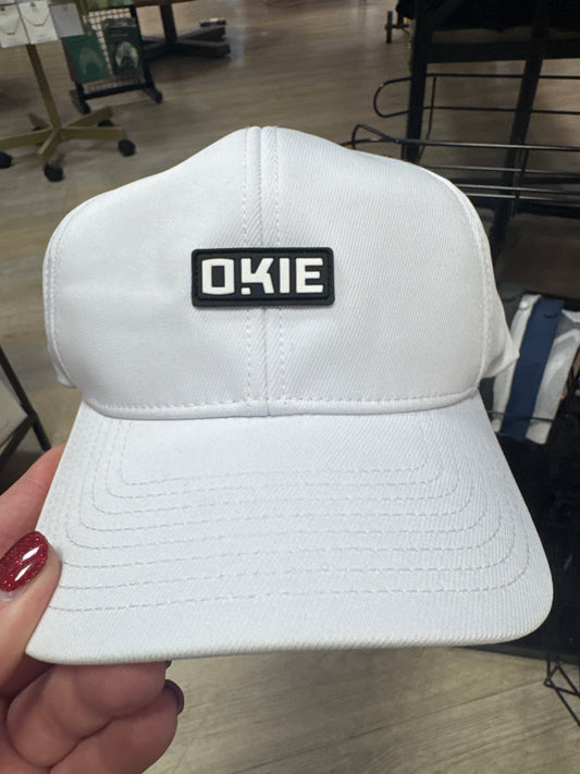 OKIE HAT - KINSEY PONYTAIL - WHITE