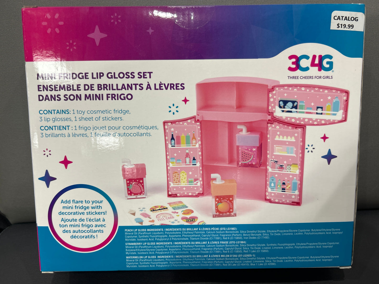 MINI FRIDGE LIP GLOSS SET