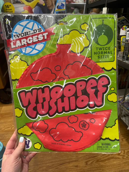 WORLD’S LARGEST WHOOPEE CUSHION