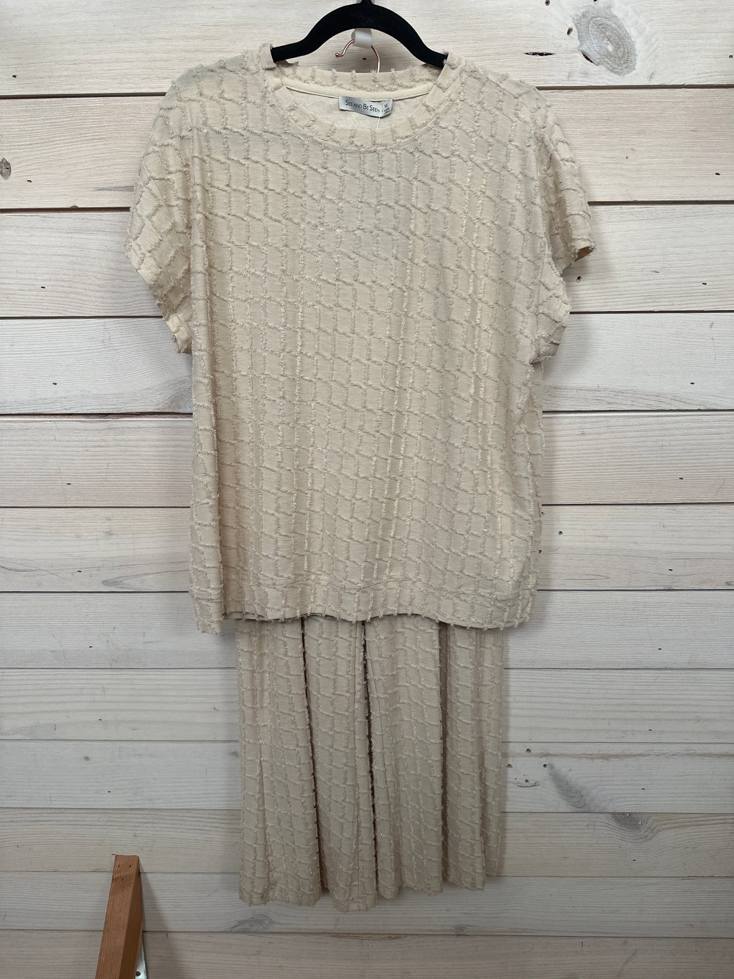IVORY 2PC PANT SET