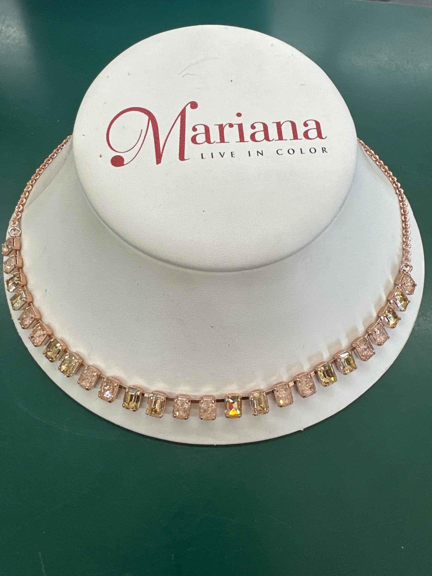 MARIANA NKLC - RG - BAGUETTE PINK CHAMP/GLD