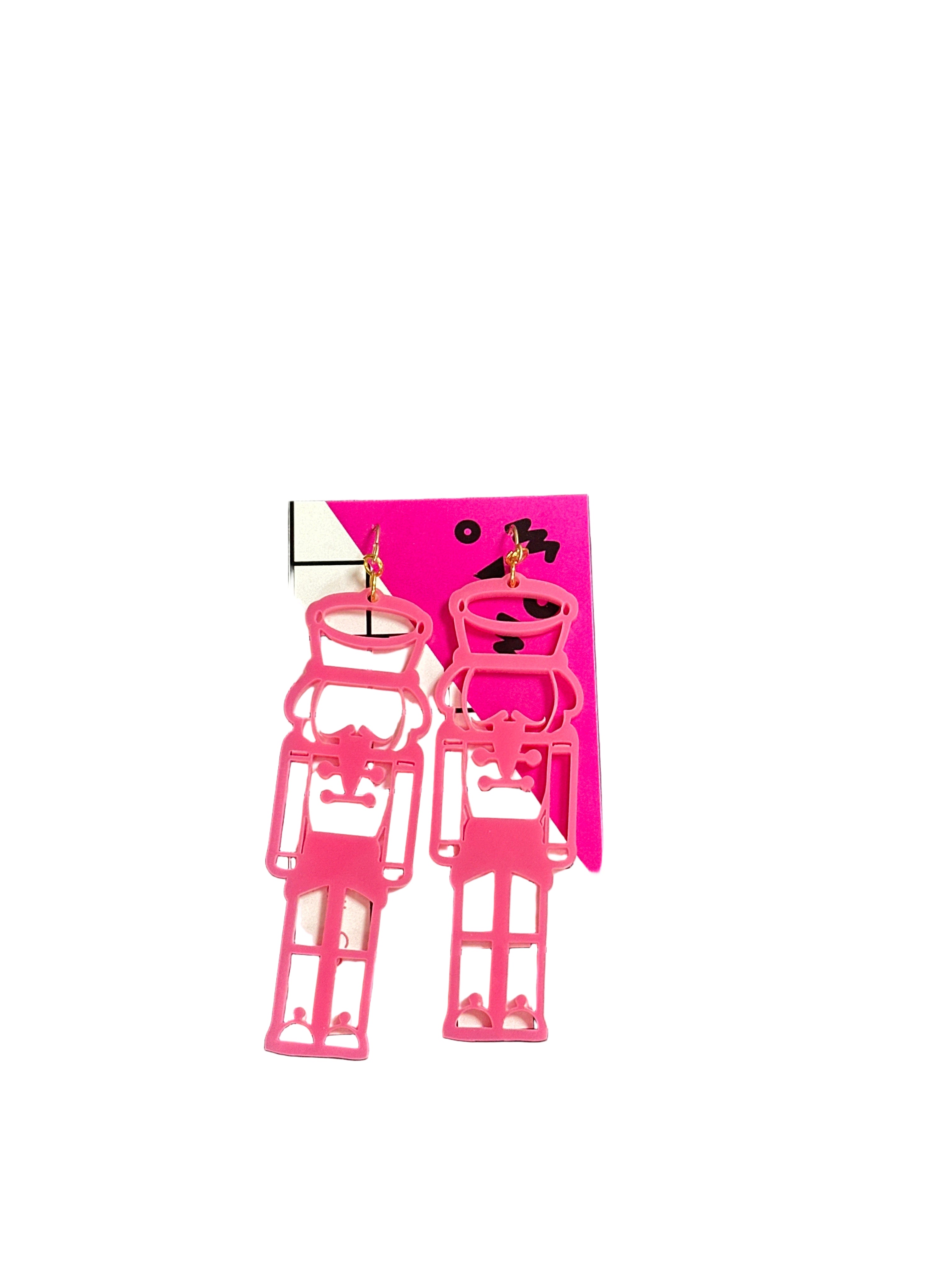 ACRYLIC NUTCRACKER EARRINGS