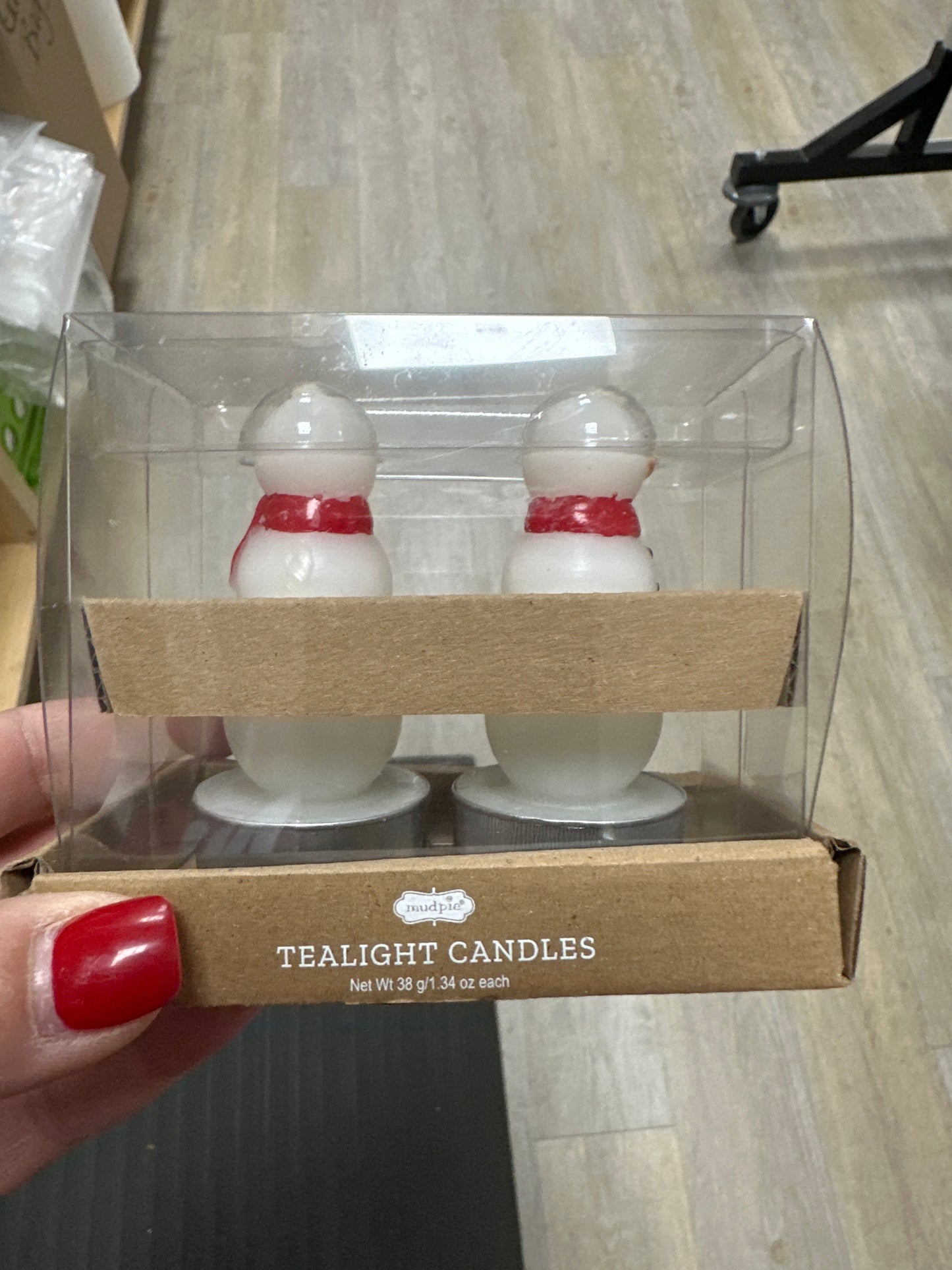 SNOWMAN TEA LIGHTS