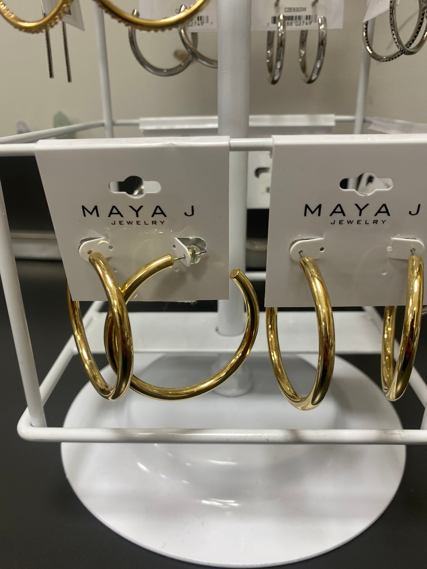 GOLD HOOPS - LARGE