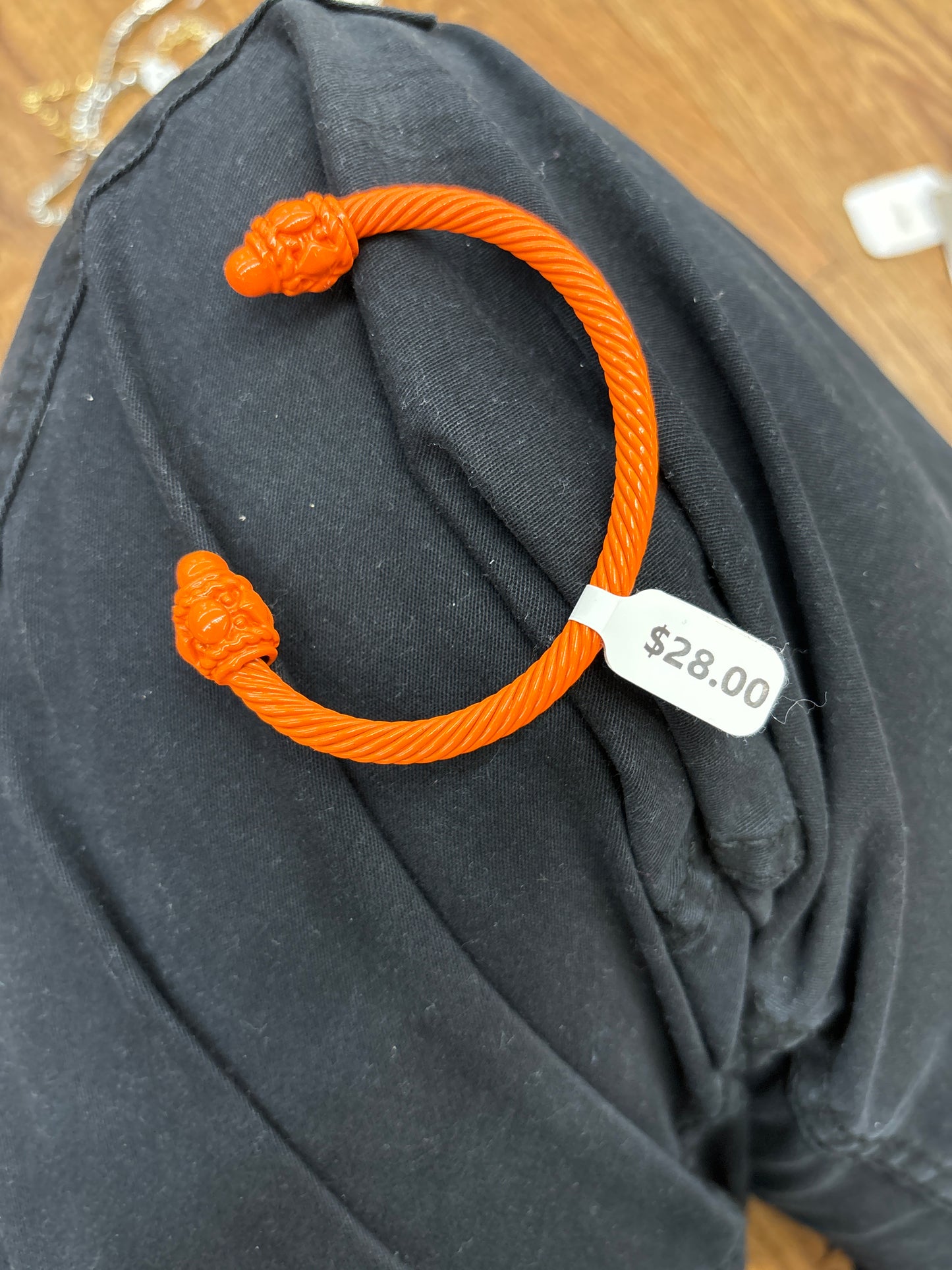 ORANGE CABLE BRACELET