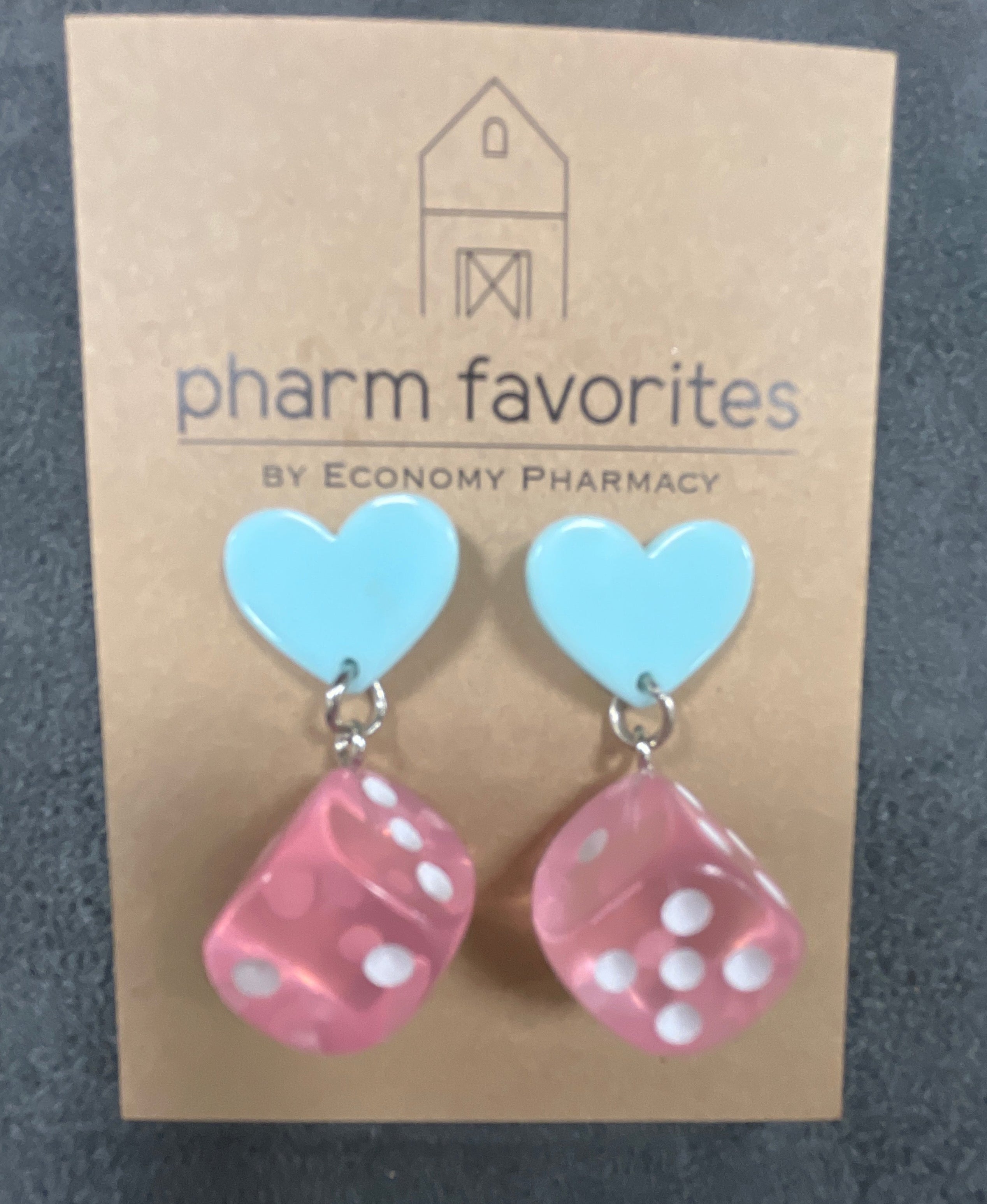 COLORFUL DICE EARRINGS