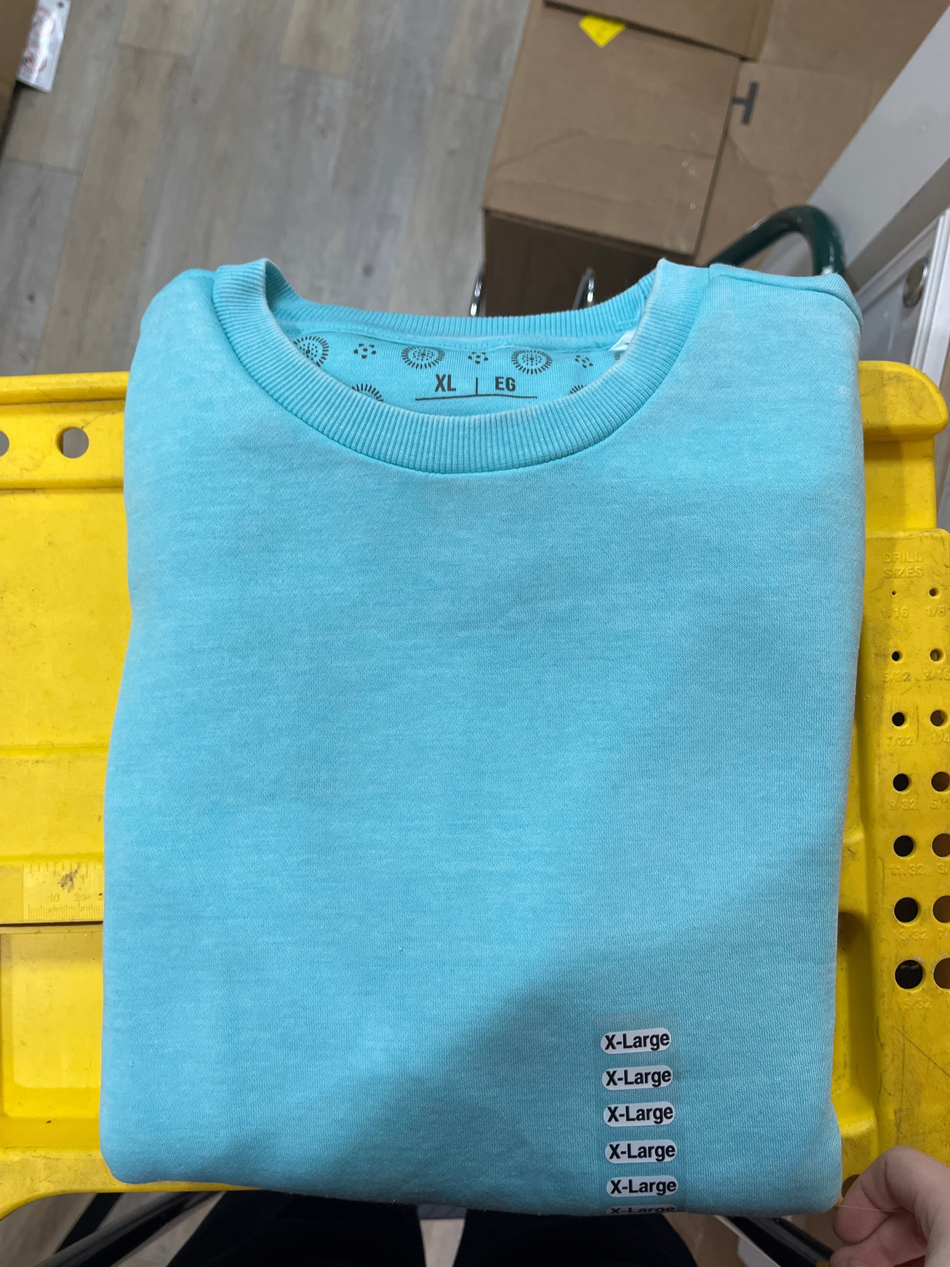 ROUND BOTTOM CREW NECK SWEATSHIRT - BEACH MINT