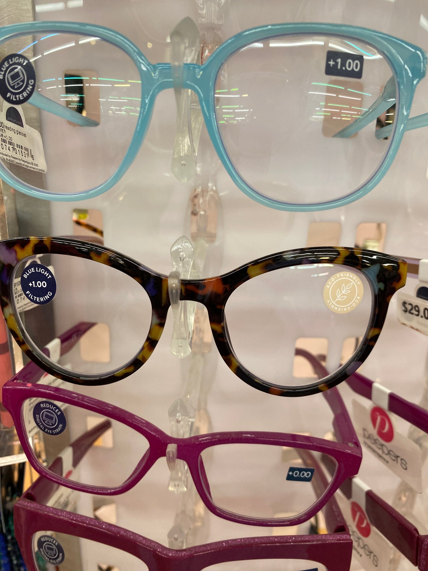 TRIBECA - PEEPFETTI TORTOISE/PURPLE - +1.00