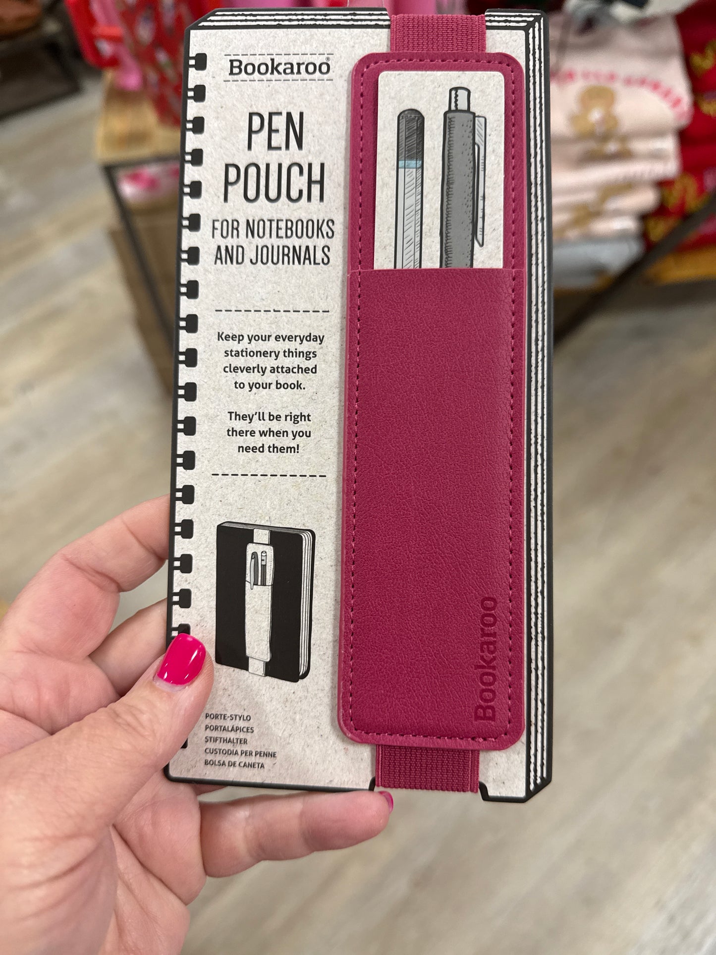 BOOKAROO PEN POUCH - PINK
