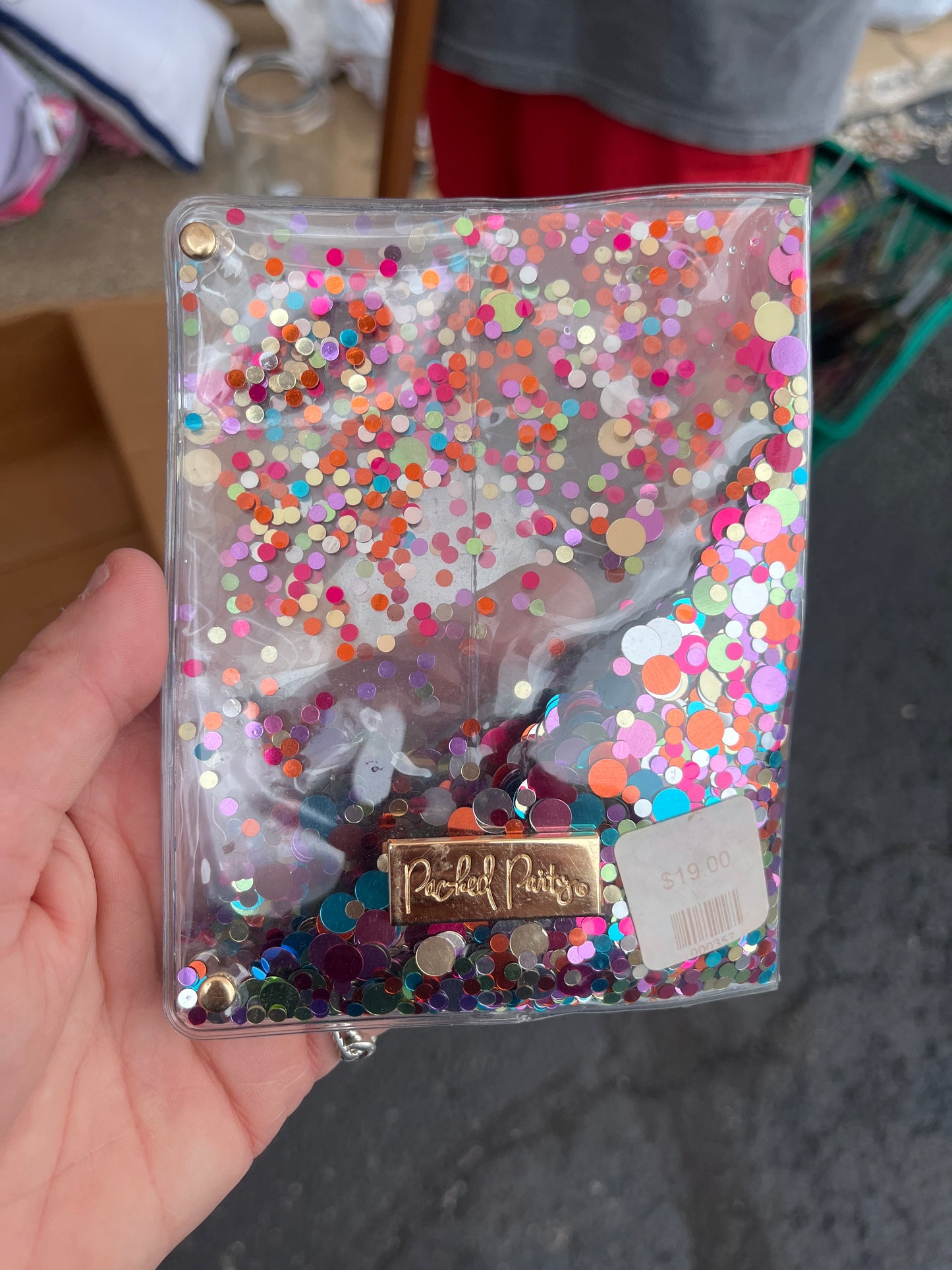CONFETTI PASSPORT COVER