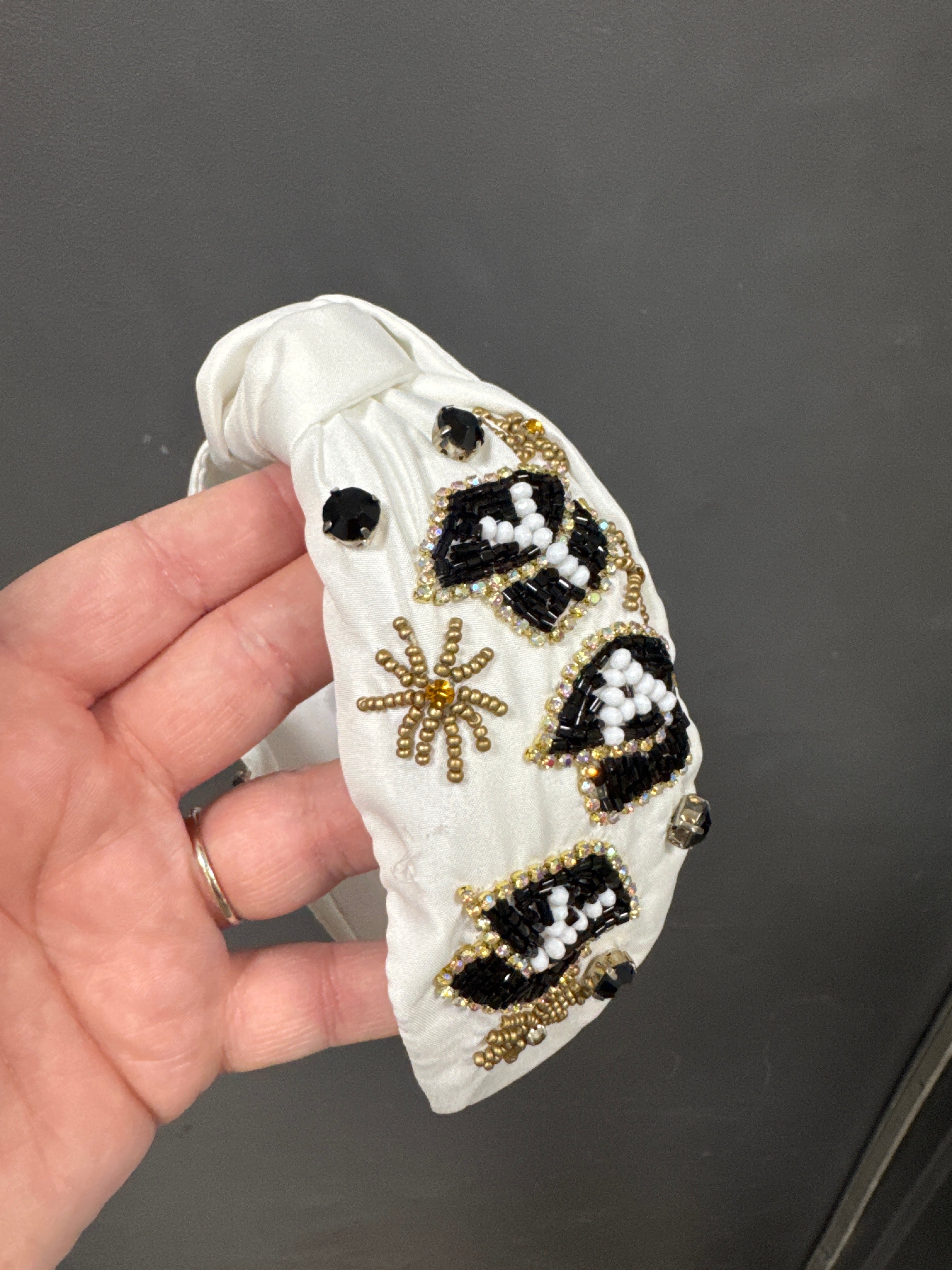 GRAD BEADED HEADBAND