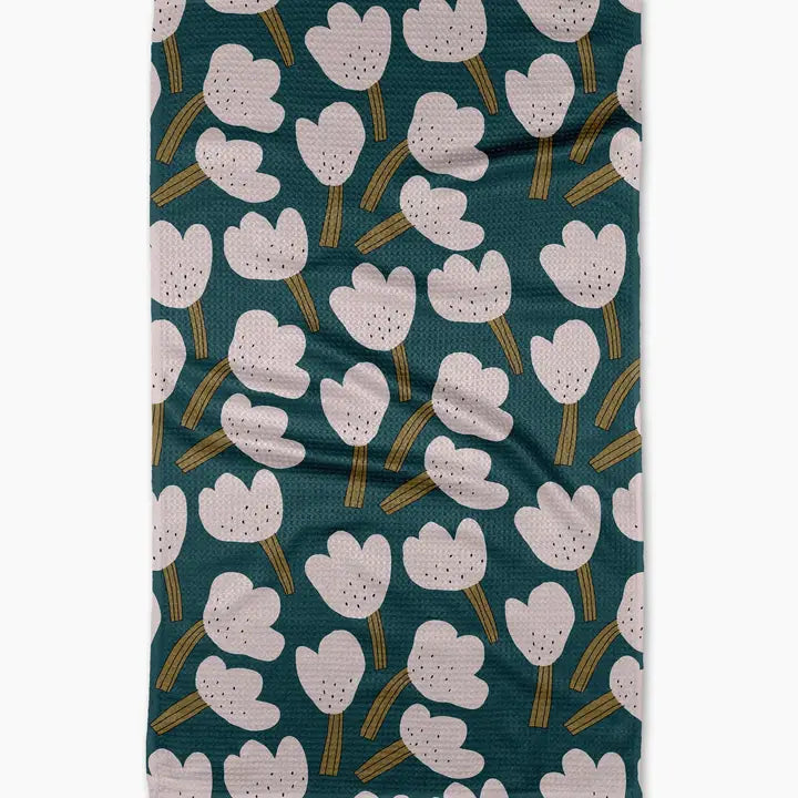 GEOMETRY TEA TOWEL - FLORALS