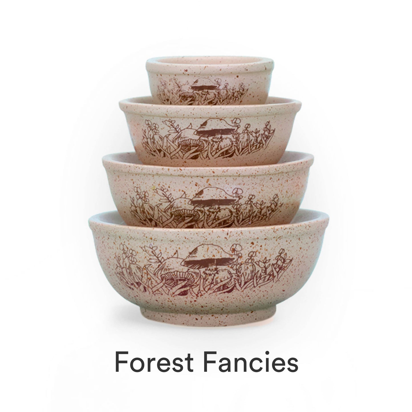 MINI PYREX-INSPIRED MIXING BOWLS STACKABLE DISPLAY SET