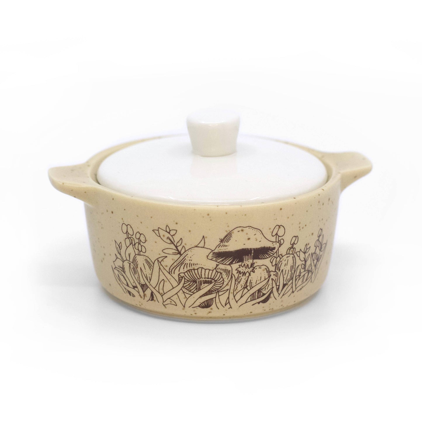 PYREX-INSPIRED FOREST FANCIES CASSEROLE CERAMIC TRINKET BOX