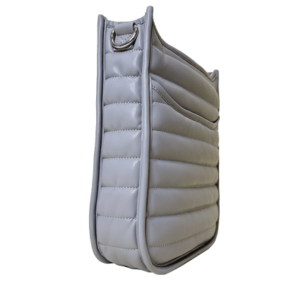 Sarah Quilted Faux Leather Messenger