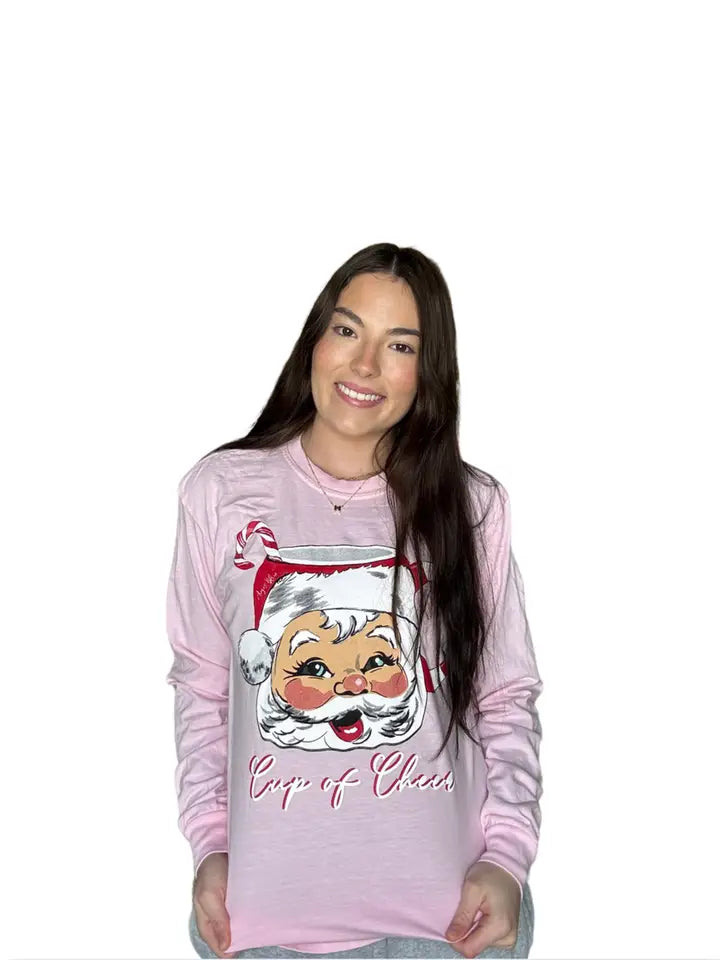 CUP OF CHEER PINK SWEATSHIRT