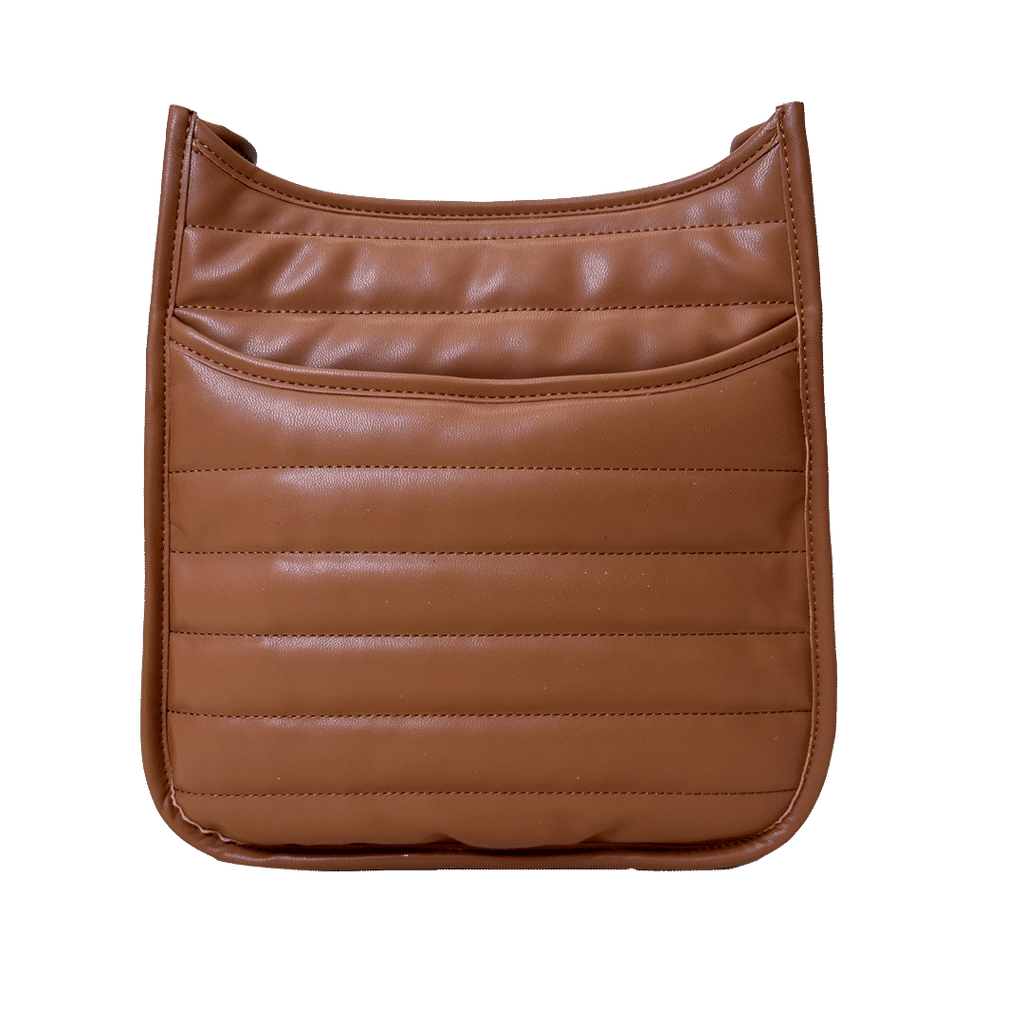 Sarah Quilted Faux Leather Messenger
