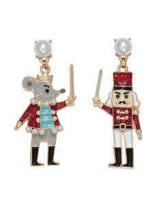 NUTCRACKER AND MOUSE KING EARRINGS