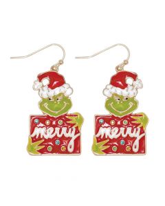 MERRY GREEN ONE EARRINGS