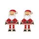 JOLLY SANTA WITH PEARLS EARRINGS