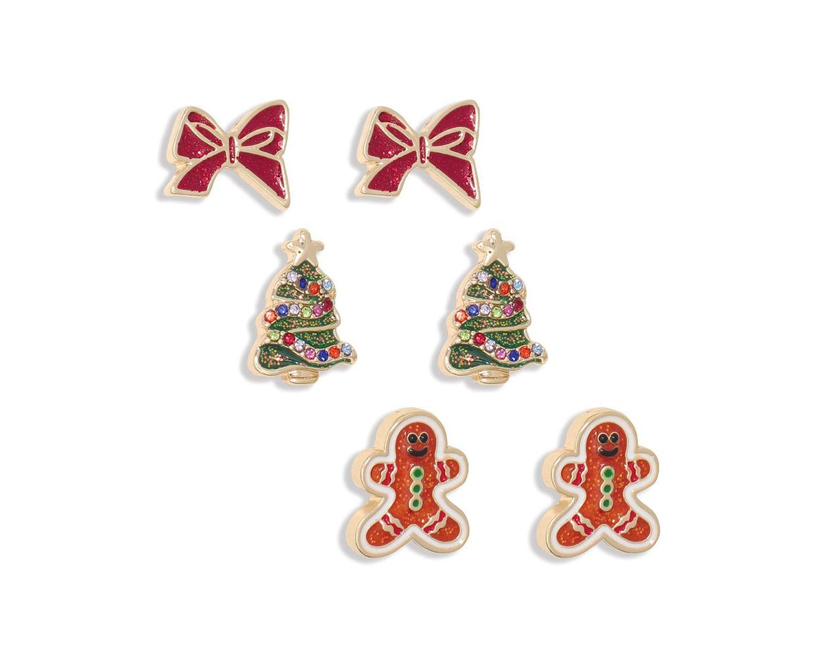 CHRISTMAS TRIO FAVORITES EARRINGS
