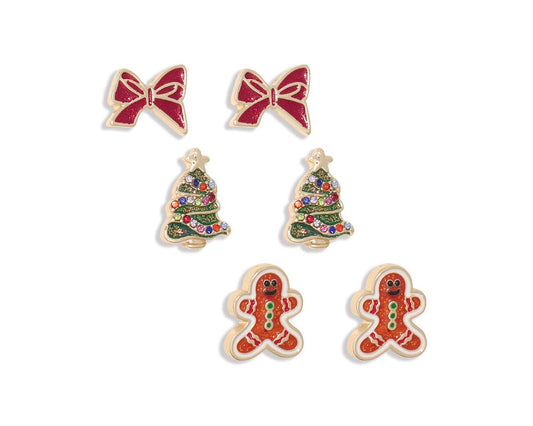 CHRISTMAS TRIO FAVORITES EARRINGS