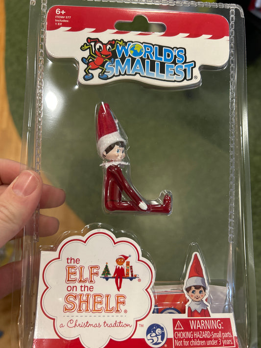 WORLDS SMALLEST- ELF ON THE SHELF