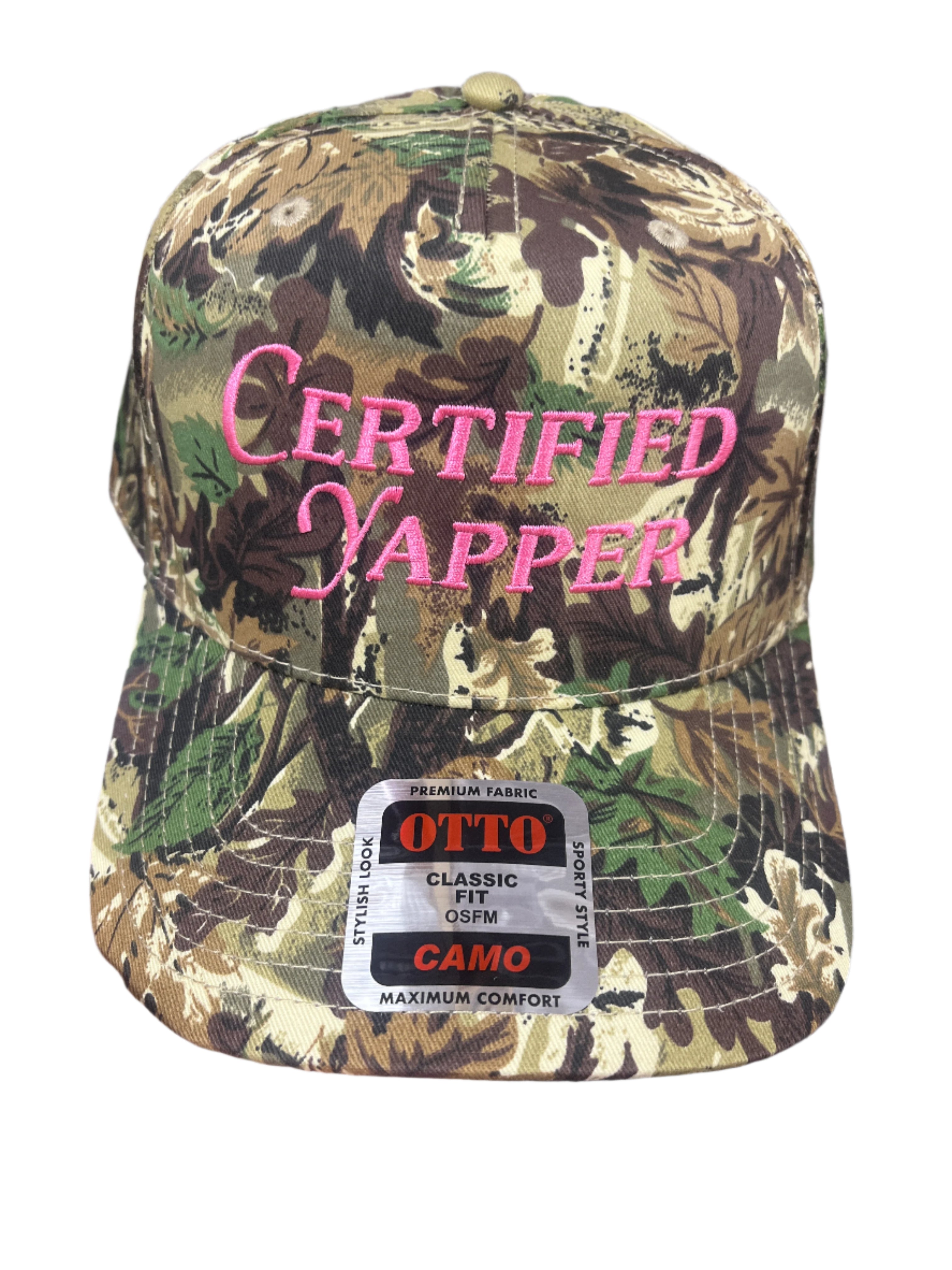 CAMO HAT - CERTIFIED YAPPER