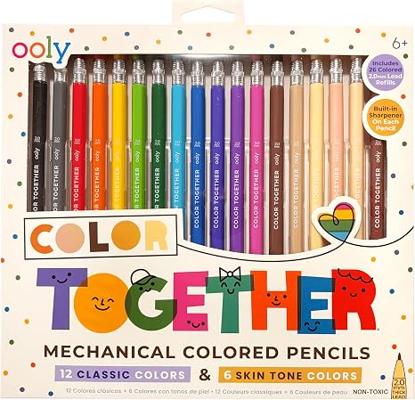 COLOR TOGETHER MECHANICAL COLORED PENCILS - 19PC SET
