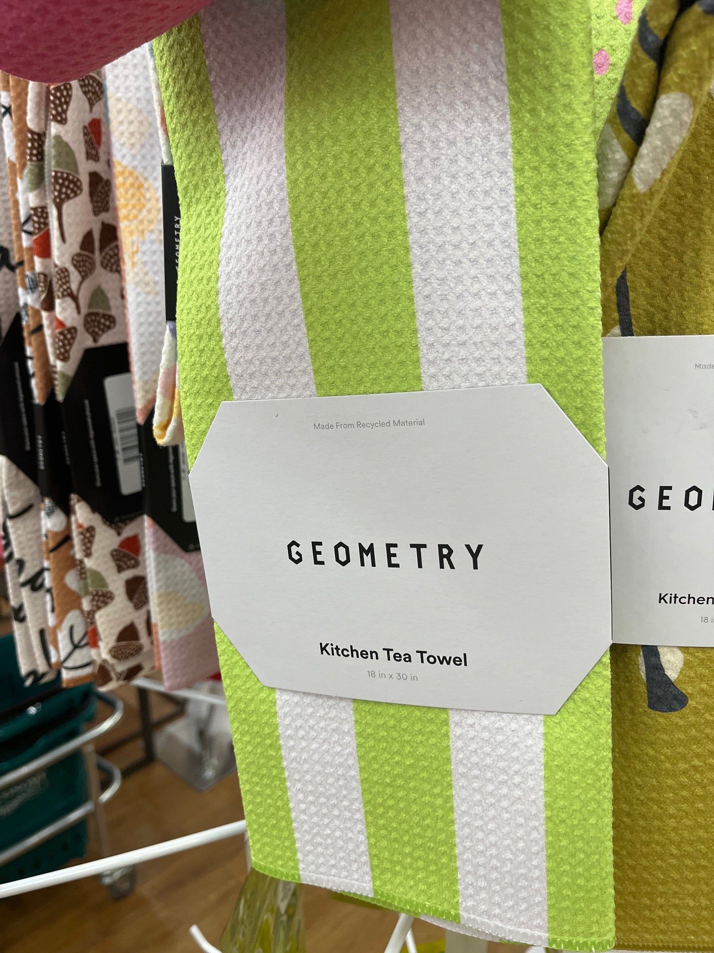 KITCHEN TEA TOWEL - SUMMER BOLD GREEN