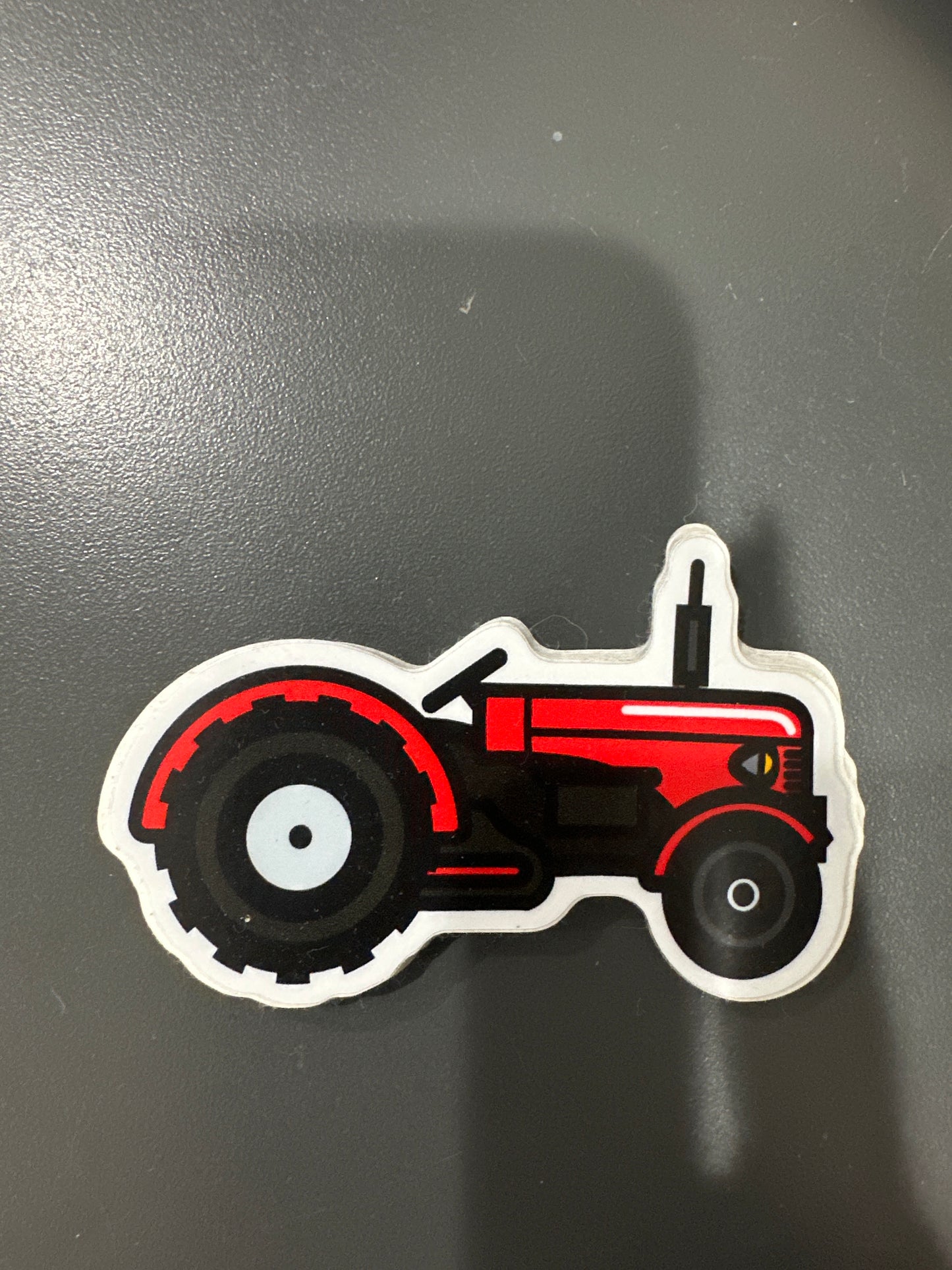 RED TRACTOR STICKER
