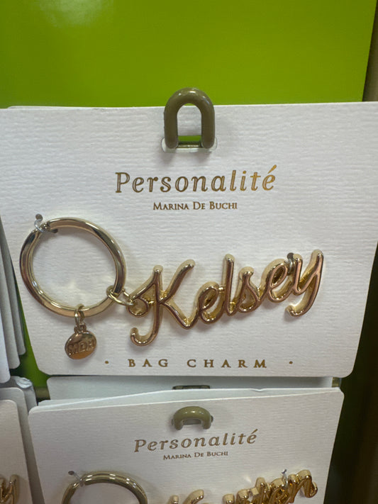 BAG CHARM KEYCHAIN - KELSEY