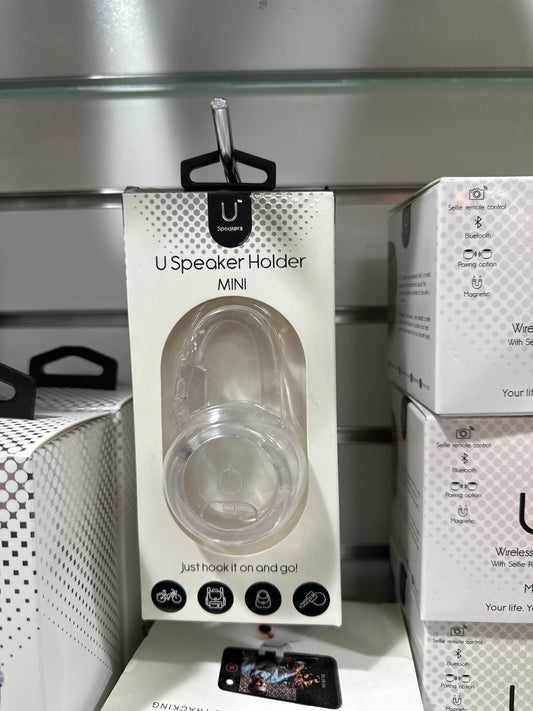 U SPEAKER HOLDER CLEAR MINI