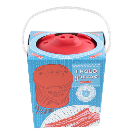 BACON BIN - RED SILICONE PIG