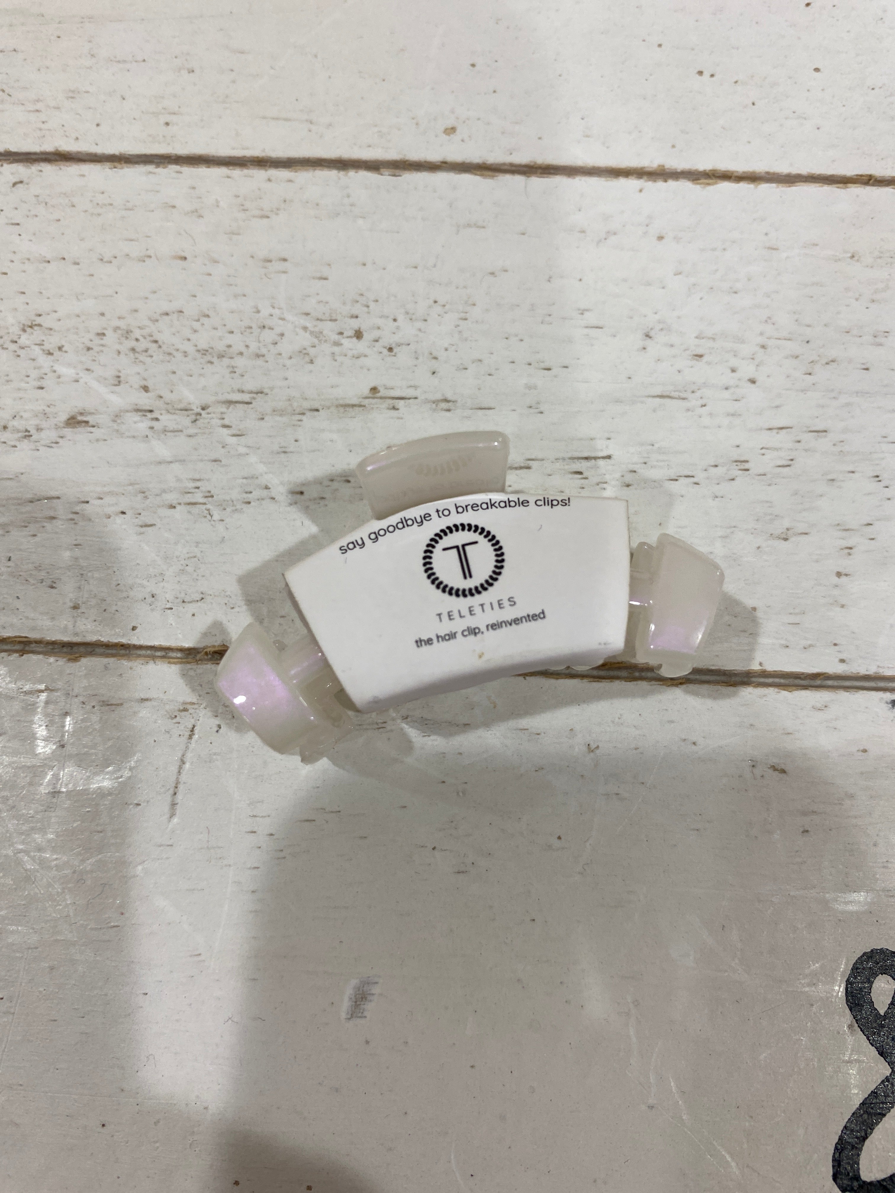 TELETIES HAIR CLIP - TINY - PEPPERMINT