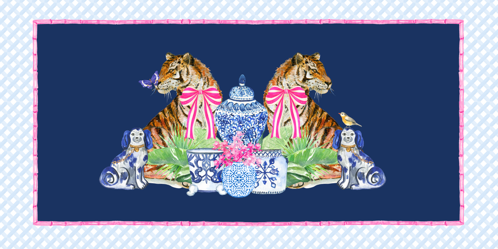 CHINOISERIE trinket tray insert set of 5