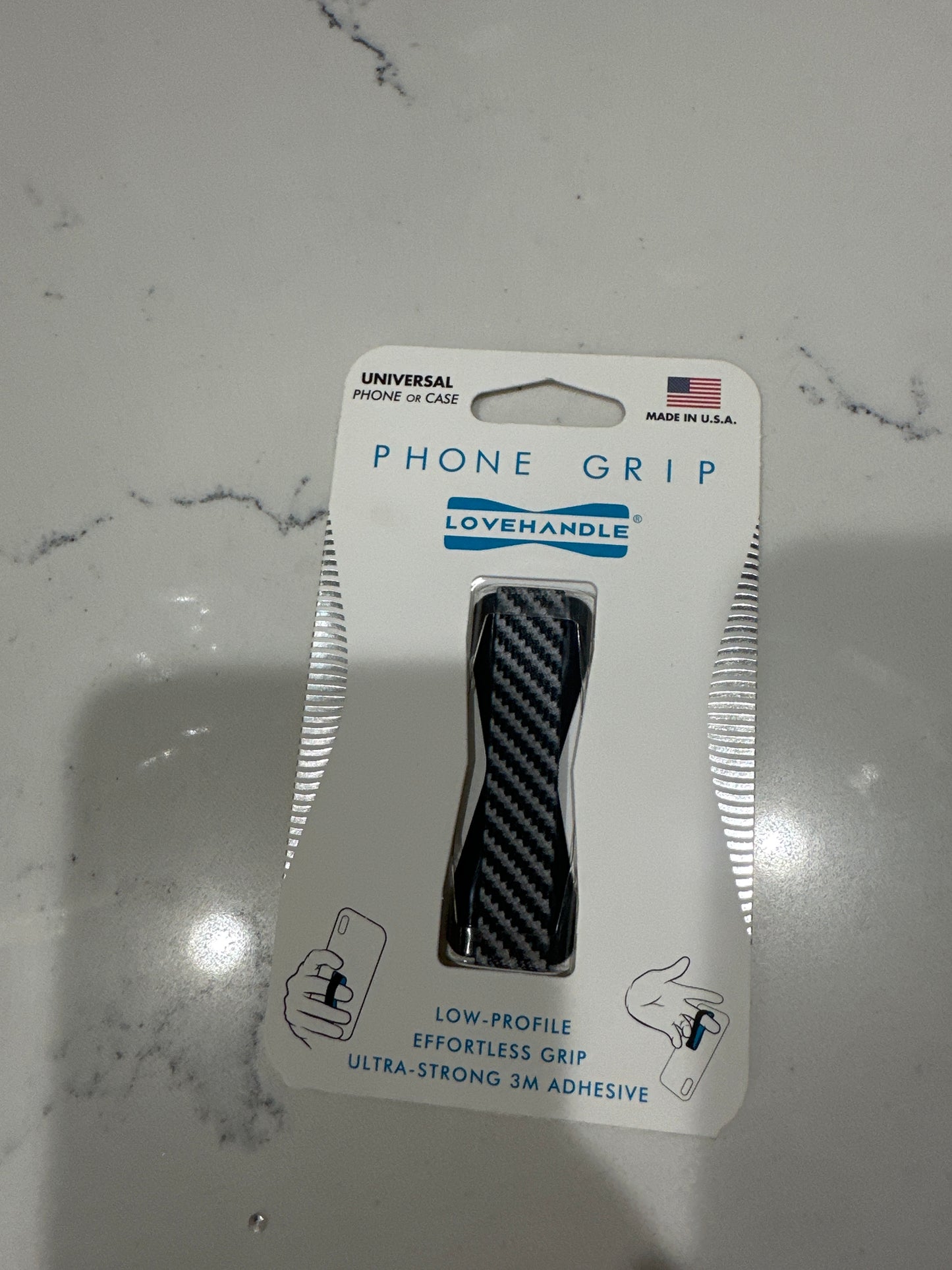 LOVEHANDLE PHONE GRIP - CARBON FIBER  ***
